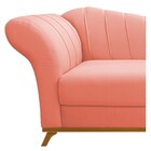 Recamier Vanessa 160cm Lado Direito Suede Coral - Amarena Móv