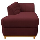 Recamier Vanessa 160cm Lado Esquerdo Corano Bordô - Amarena M