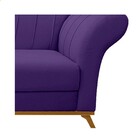 Recamier Vanessa 160cm Lado Esquerdo Corano Roxo - Amarena Mó