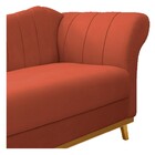 Recamier Vanessa 160cm Lado Esquerdo Suede Terracota - Amaren