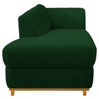 Recamier Vanessa 160cm Lado Esquerdo Suede Verde - Doce Sonho