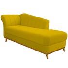 Recamier Vanessa 185cm Lado Direito Corano Amarelo - Amarena