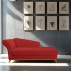 Recamier Vanessa 185cm Lado Direito Corano Vermelho - Doce So