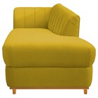 Recamier Vanessa 185cm Lado Direito Suede Amarelo - Amarena M