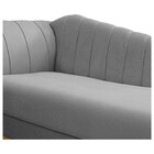 Recamier Vanessa 185cm Lado Direito Suede Cinza - Amarena Móv