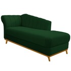 Recamier Vanessa 185cm Lado Direito Suede Verde - Amarena Móv