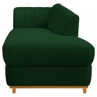 Recamier Vanessa 185cm Lado Direito Suede Verde - Doce Sonho