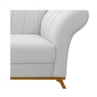 Recamier Vanessa 185cm Lado Esquerdo Corano Branco - Amarena