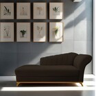 Recamier Vanessa 185cm Lado Esquerdo Corano Marrom - Doce Son