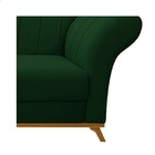 Recamier Vanessa 185cm Lado Esquerdo Suede Verde - Amarena Mó