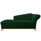 Recamier Vanessa 185cm Lado Esquerdo Suede Verde - Amarena Mó