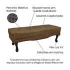 Recamier Vicenza Suede Caramelo 140 Cm