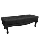 Recamier Vicenza Suede Preto 195 Cm