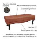 Recamier Vicenza Veludo Cobre 195 Cm