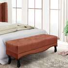 Recamier Vicenza Veludo Cobre 195 Cm