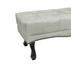 Recamier Vicenza Veludo Prata 195 Cm