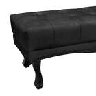 Recamier Vicenza Veludo Preto 195 Cm