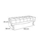 Recamier Vicenza Veludo Uva 160 Cm