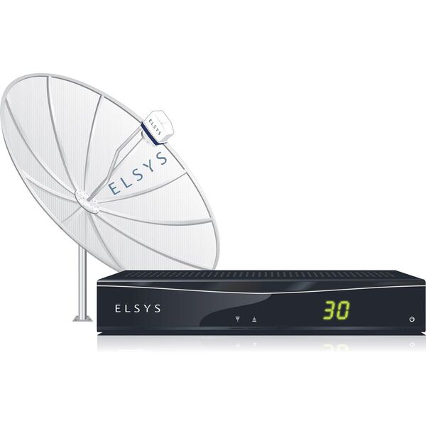 Receptor Analogico Para Tv Etrs29 2.0 Preto Elsys