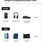 Receptor De Carro Bluetooth Ugreen Auxiliar Com Microfone