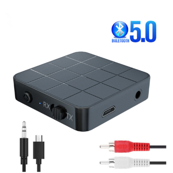 Receptor Transmissor De Áudio Bluetooth 5.0 C/ Cabo P2 E Rca