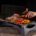 Rechaud Álcool Chapa Espiriteira De Ferro 2 Chamas 25x41cm