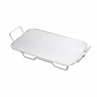 Rechaud Aramado Em Prata Com Chapa De Alumínio Wolff 37x23cm