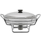 Rechaud De Mesa Com Assadeira E Tampa Panela Rechaud Brinox