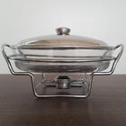 Rechaud De Mesa Com Assadeira E Tampa Panela Rechaud Brinox