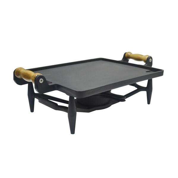 Rechaud Ferro Fundido Retangular Liso 300x250x134 Rrlfv - Ven