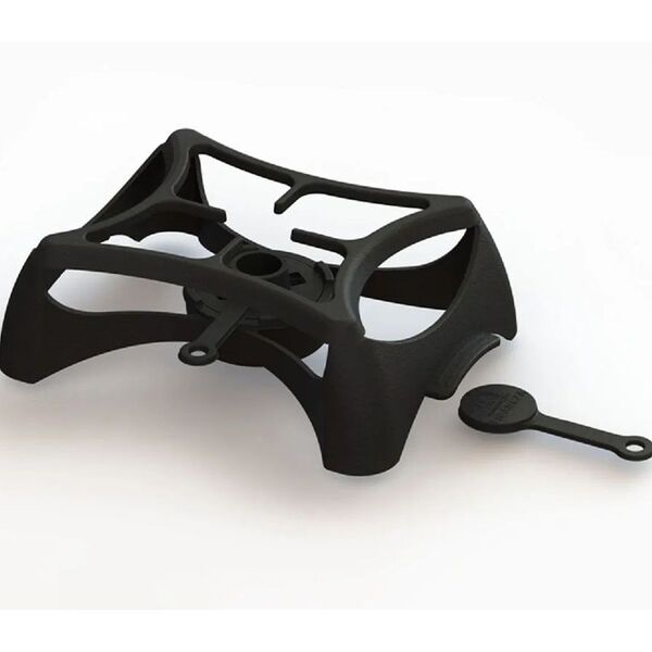 Rechaud Fogareiro A Álcool E Espiriteira De Ferro 23x28cm