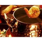Rechaud Fogareiro Em Cobre Fondue Queijo E Chocolate 1900ml