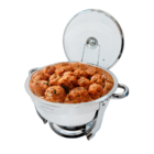 Rechaud Redondo Banho Maria Aço Inox Brinovar 5 Litros