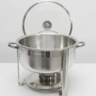 Rechaud Redondo Banho Maria Aço Inox Brinovar 8 Litros