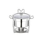 Rechaud Redondo Em Inox Brinox Savoy 5l