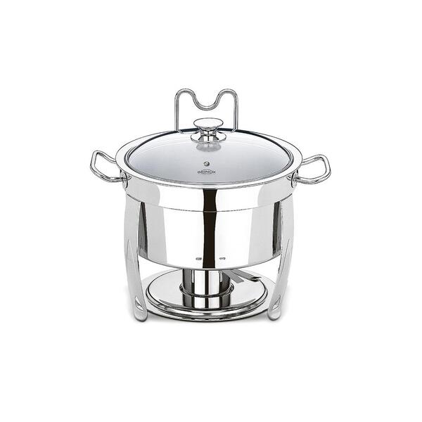 Rechaud Redondo Em Inox Brinox Savoy 5l