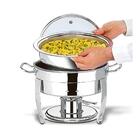 Rechaud Redondo Em Inox Brinox Savoy 5l