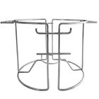 Rechaud Redondo Inox Com Tampa De Vidro Brinox 7 Litros Savoy