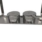 Rechaud Retangular Duas Cubas Gn Em Aço Inox Pr-111 - Progás