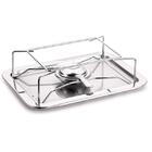 Rechaud Retangular Sem Difusor Forma 36x26x12cm 3 Peças