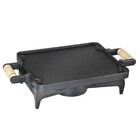 Rechaud Simples Dupla Face Ferro Fundido 1 Chama 39x25x15 Cm