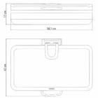 Rechaud Tramontina Banho Maria Retangular Em Aço Inox Com Tam