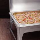 Rechaud Tramontina Retangular Em Aço Inox Banho Maria Tampa R