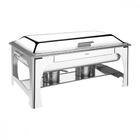 Rechaud Tramontina Retangular Em Aço Inox Banho Maria Tampa R