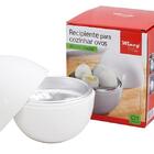 Recipiente Cozinhar Ovo Microondas Rápido Prático Saudável