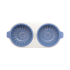 Recipiente Para Fazer Ovo No Microondas De Plástico Azul Azul