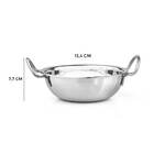 Recipiente Para Servir Alimentos Aço Inox Redondo 13 Cm Attua