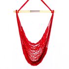 Rede Cadeira Trançada Vermelho