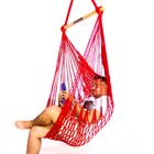 Rede Cadeira Trançada Vermelho