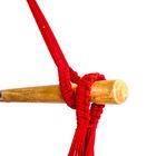 Rede Cadeira Trançada Vermelho